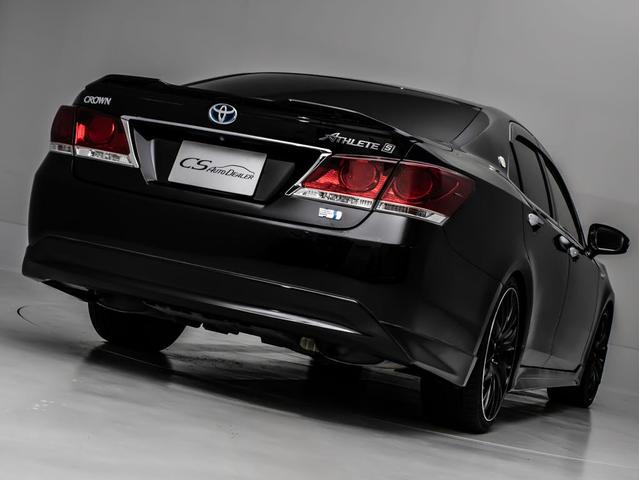 クラウンハイブリッド アスリートＳ　（サンルーフ）（黒本革シート）（ＲＡＹＳ２０インチアルミ）（フルエアロ）シート＆ステアリングヒーター　Ｂｌｕｔｏｏｔｈ対応　レギュラーガソリン仕様　ＨＤＤマルチナビ　カラーバックカメラ　パワーシート（17枚目）