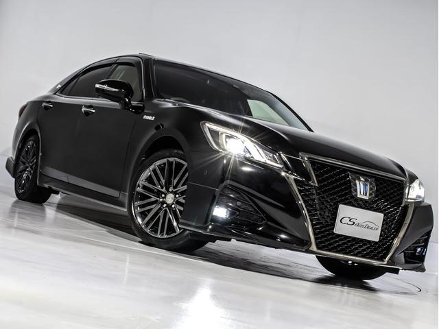 クラウンハイブリッド アスリートＳ　Ｊ－フロンティアリミテッド　後期型（特別仕様車）（サンルーフ）（黒本革シート）（オプション１８インチアルミ）（トヨタセーフティセンス）衝突軽減ブレーキ　踏み間違い防止機能　レーダークルーズ　車線逸脱抑制ＬＤＡ　エアシート（22枚目）