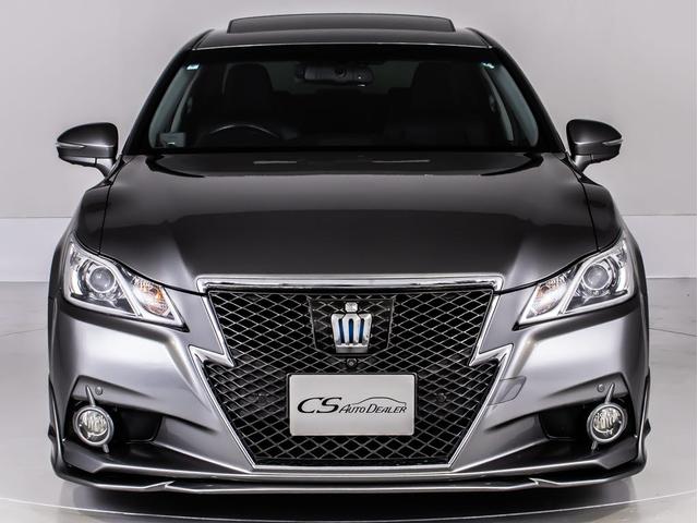 クラウンハイブリッド アスリートＳ　オートサロン出展モデル「プレシャスメタルカスタム」（禁煙車）（サンルーフ）（プレミアムサウンド）パノラミックビュー（黒本革シート）（衝突軽減ブレーキ）（踏み間違い防止機能）車高調（２０インチアルミ）（10枚目）