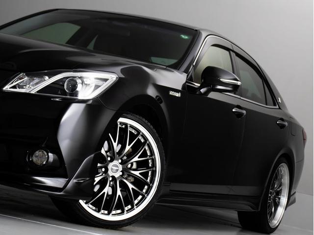 クラウンハイブリッド アスリートＳ　（特注フォーブレザーシート）（新品２０インチアルミホイール）（新品タイヤ）（フルエアロ）（点検記録簿８枚）Ｂｌｕｅｔｏｏｔｈ対応　レギュラーガソリン仕様　シート＆ステアリングヒーター　ＨＤＤマルチナビ（24枚目）