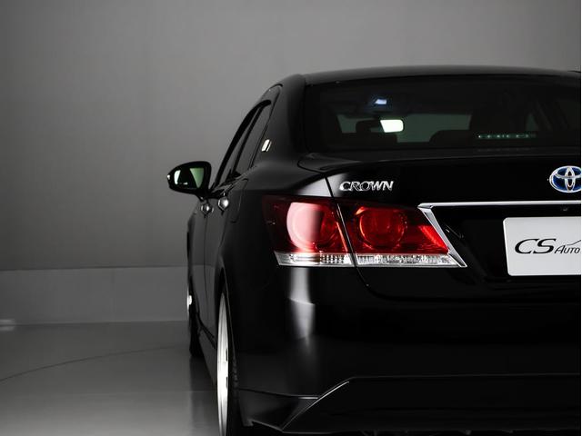 クラウンハイブリッド アスリートＳ　（特注フォーブレザーシート）（新品２０インチアルミホイール）（新品タイヤ）（フルエアロ）（点検記録簿８枚）Ｂｌｕｅｔｏｏｔｈ対応　レギュラーガソリン仕様　シート＆ステアリングヒーター　ＨＤＤマルチナビ（27枚目）