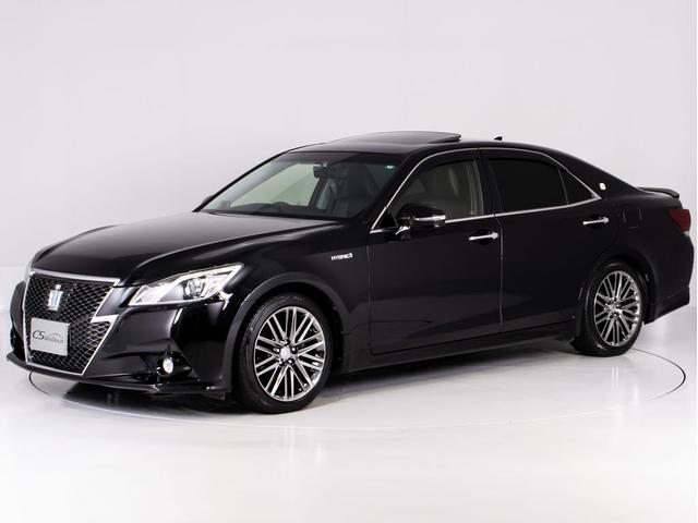 クラウンハイブリッド アスリートＳ　（サンルーフ）（黒本革シート）（オプション１８インチアルミ）（新品タイヤ）エアシート　シートヒーター　ステアリングヒーター　Ｂｌｕｅｔｏｏｔｈ対応　レギュラーガソリン仕様　ＨＤＤマルチ　バックカメラ（15枚目）