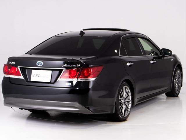 クラウンハイブリッド アスリートＳ　（サンルーフ）（黒本革シート）（オプション１８インチアルミ）（新品タイヤ）エアシート　シートヒーター　ステアリングヒーター　Ｂｌｕｅｔｏｏｔｈ対応　レギュラーガソリン仕様　ＨＤＤマルチ　バックカメラ（18枚目）