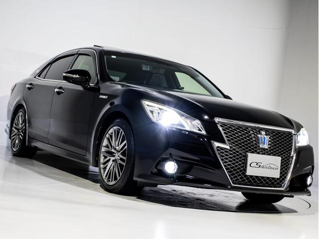 クラウンハイブリッド アスリートＳ　（サンルーフ）（黒本革シート）（オプション１８インチアルミ）（新品タイヤ）エアシート　シートヒーター　ステアリングヒーター　Ｂｌｕｅｔｏｏｔｈ対応　レギュラーガソリン仕様　ＨＤＤマルチ　バックカメラ（19枚目）