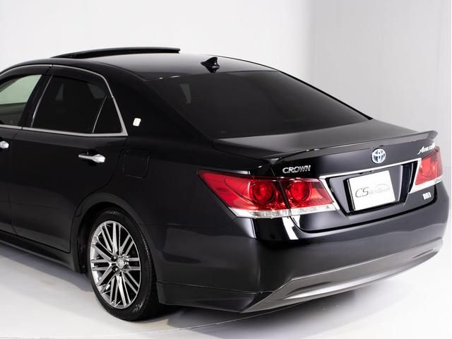 クラウンハイブリッド アスリートＳ　（サンルーフ）（黒本革シート）（オプション１８インチアルミ）（新品タイヤ）エアシート　シートヒーター　ステアリングヒーター　Ｂｌｕｅｔｏｏｔｈ対応　レギュラーガソリン仕様　ＨＤＤマルチ　バックカメラ（23枚目）