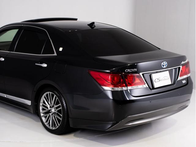 クラウンハイブリッド アスリートＧ　（禁煙車）（サンルーフ）（黒本革シート）（オプション１８インチアルミ）（衝突軽減ブレーキ）（踏み間違い防止機能）レーダークルーズ　アダプティブハイビーム　シートメモリー　エアシート　Ｂｌｕｅｔｏｏｔｈ（25枚目）