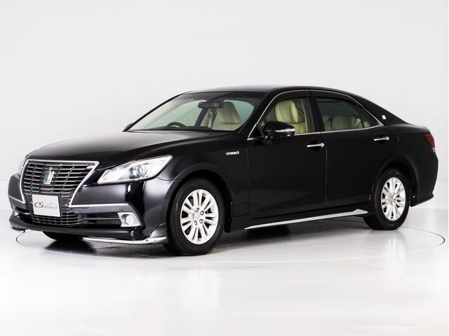 クラウンハイブリッド ロイヤルサルーン　（禁煙車）（フルエアロ）（ベージュ本革シート）（衝突軽減ブレーキ）（踏み間違い防止機能）レーダークルーズ　Ｂｌｕｅｔｏｏｔｈ対応　レギュラーガソリン仕様　シート＆ステアリングヒーター　ＨＤＤマルチナビ（13枚目）