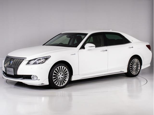 クラウンマジェスタ Ｆバージョン　リアモニター　後期型（黒本革シート）（オプション１８インチアルミ）（フルエアロ）（点検記録簿６枚）衝突軽減ブレーキ　踏み間違い防止機能　レーダークルーズ　ＢＳＭ　イージークローザー　パーキングアシスト（18枚目）