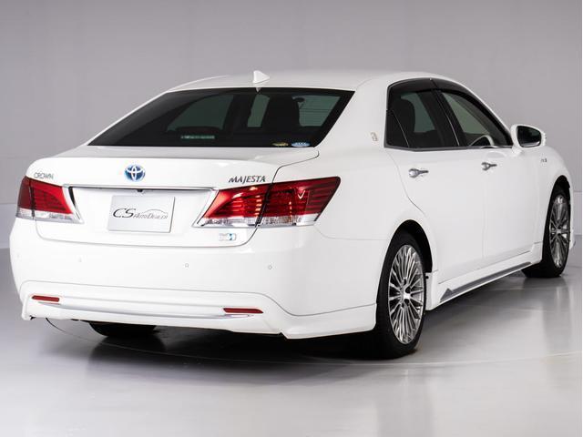 クラウンマジェスタ Ｆバージョン　リアモニター　後期型（黒本革シート）（オプション１８インチアルミ）（フルエアロ）（点検記録簿６枚）衝突軽減ブレーキ　踏み間違い防止機能　レーダークルーズ　ＢＳＭ　イージークローザー　パーキングアシスト（20枚目）