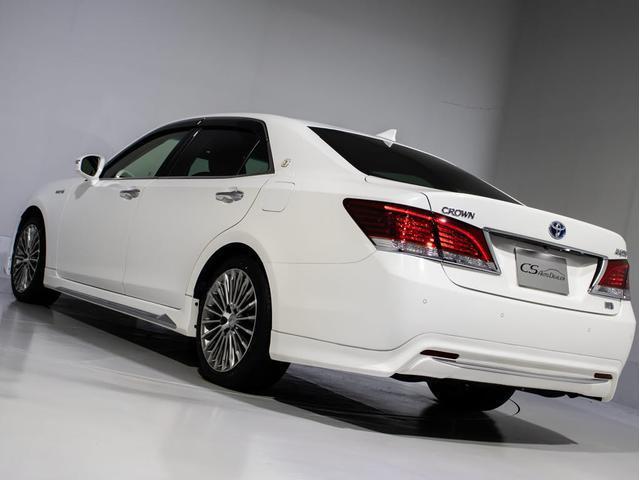 クラウンマジェスタ Ｆバージョン　リアモニター　後期型（黒本革シート）（オプション１８インチアルミ）（フルエアロ）（点検記録簿６枚）衝突軽減ブレーキ　踏み間違い防止機能　レーダークルーズ　ＢＳＭ　イージークローザー　パーキングアシスト（22枚目）