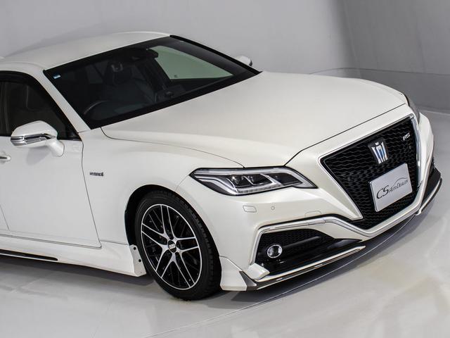クラウンハイブリッド ＲＳアドバンス　（禁煙車）（モデリスタエアロ）（本革シート）（ＴＥＩＮ車高調）（ＢＢＳ１８インチアルミ）（フルエアロ）新品タイヤデジタルインナーミラー　シーケンシャルウィンカー　トヨタセーフティパッケージ（5枚目）