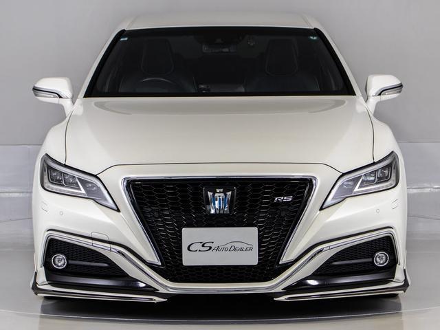 クラウンハイブリッド ＲＳアドバンス　（禁煙車）（モデリスタエアロ）（本革シート）（ＴＥＩＮ車高調）（ＢＢＳ１８インチアルミ）（フルエアロ）新品タイヤデジタルインナーミラー　シーケンシャルウィンカー　トヨタセーフティパッケージ（14枚目）