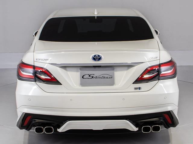 クラウンハイブリッド ＲＳアドバンス　（禁煙車）（モデリスタエアロ）（本革シート）（ＴＥＩＮ車高調）（ＢＢＳ１８インチアルミ）（フルエアロ）新品タイヤデジタルインナーミラー　シーケンシャルウィンカー　トヨタセーフティパッケージ（15枚目）