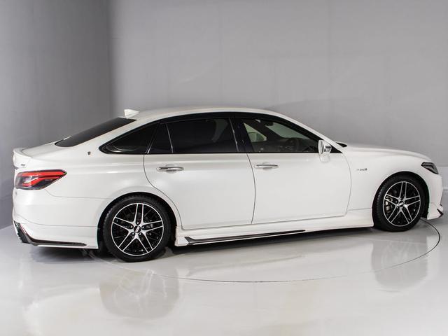 クラウンハイブリッド ＲＳアドバンス　（禁煙車）（モデリスタエアロ）（本革シート）（ＴＥＩＮ車高調）（ＢＢＳ１８インチアルミ）（フルエアロ）新品タイヤデジタルインナーミラー　シーケンシャルウィンカー　トヨタセーフティパッケージ（17枚目）