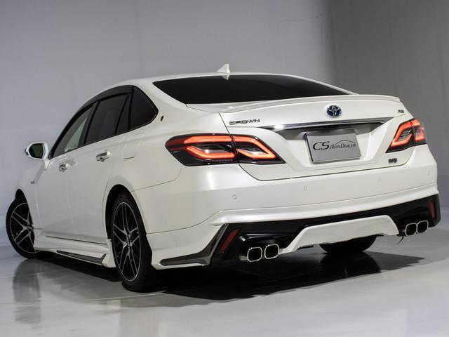 クラウンハイブリッド ＲＳアドバンス　（禁煙車）（モデリスタエアロ）（本革シート）（ＴＥＩＮ車高調）（ＢＢＳ１８インチアルミ）（フルエアロ）新品タイヤデジタルインナーミラー　シーケンシャルウィンカー　トヨタセーフティパッケージ（20枚目）