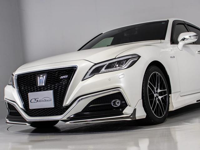 クラウンハイブリッド ＲＳアドバンス　（禁煙車）（モデリスタエアロ）（本革シート）（ＴＥＩＮ車高調）（ＢＢＳ１８インチアルミ）（フルエアロ）新品タイヤデジタルインナーミラー　シーケンシャルウィンカー　トヨタセーフティパッケージ（21枚目）