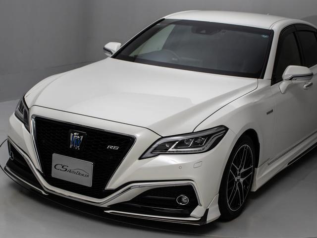 クラウンハイブリッド ＲＳアドバンス　（禁煙車）（モデリスタエアロ）（本革シート）（ＴＥＩＮ車高調）（ＢＢＳ１８インチアルミ）（フルエアロ）新品タイヤデジタルインナーミラー　シーケンシャルウィンカー　トヨタセーフティパッケージ（24枚目）