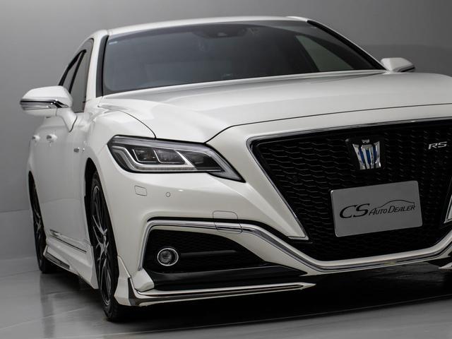 クラウンハイブリッド ＲＳアドバンス　（禁煙車）（モデリスタエアロ）（本革シート）（ＴＥＩＮ車高調）（ＢＢＳ１８インチアルミ）（フルエアロ）新品タイヤデジタルインナーミラー　シーケンシャルウィンカー　トヨタセーフティパッケージ（26枚目）