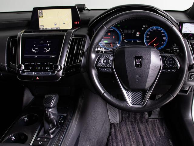 クラウンハイブリッド ＲＳアドバンス　（禁煙車）（モデリスタエアロ）（本革シート）（ＴＥＩＮ車高調）（ＢＢＳ１８インチアルミ）（フルエアロ）新品タイヤデジタルインナーミラー　シーケンシャルウィンカー　トヨタセーフティパッケージ（34枚目）