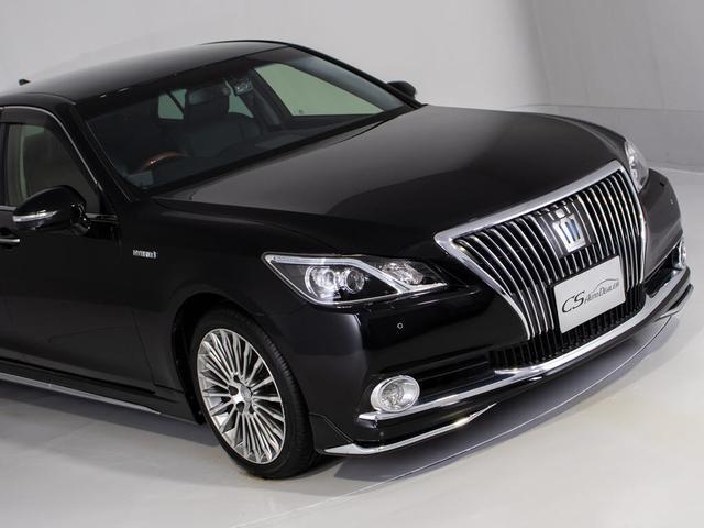 クラウンマジェスタ Ｆバージョン　後期型（禁煙車）（黒本革シート）（オプション１８インチアルミ）（新品タイヤ）（フルエアロ）（点検記録簿９枚）衝突軽減ブレーキ　踏み間違い防止機能　レーダークルーズ　ＢＳＭ　アダプティブハイビーム（19枚目）