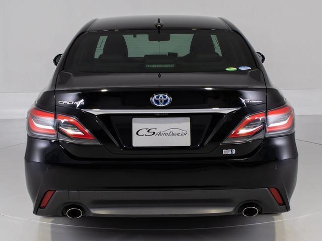 クラウンハイブリッド Ｇ－エグゼクティブ　後期／黒革／プレミアムサウンド／３６０度カメラ／ＨＵＤ／ＢＳＭ／パノラミックビューモニター／後席ＶＩＰ／シートエアコン／シートヒーター／パーキングアシスト／車線逸脱防止／衝突軽減ブレーキ（12枚目）