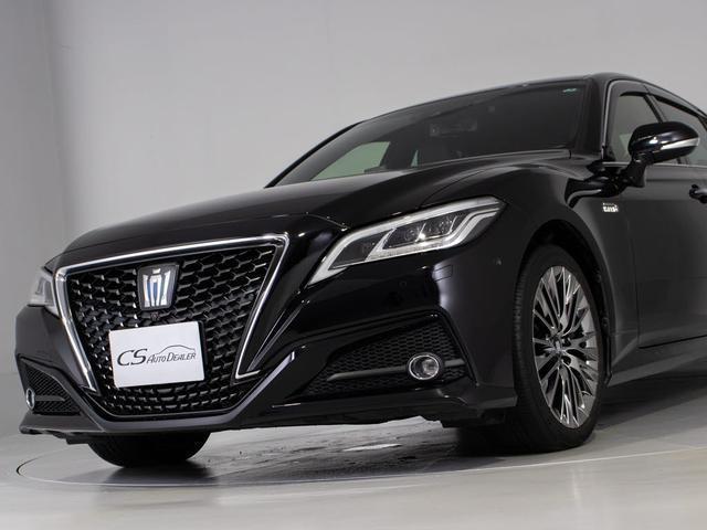 クラウンハイブリッド Ｇ－エグゼクティブ　後期／黒革／プレミアムサウンド／３６０度カメラ／ＨＵＤ／ＢＳＭ／パノラミックビューモニター／後席ＶＩＰ／シートエアコン／シートヒーター／パーキングアシスト／車線逸脱防止／衝突軽減ブレーキ（18枚目）