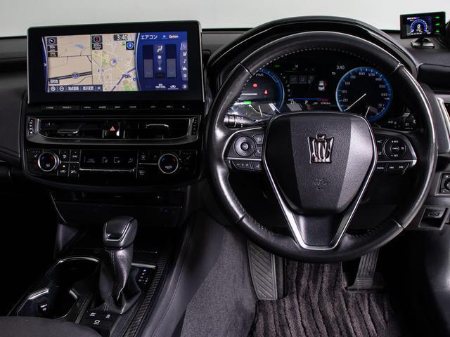 クラウンハイブリッド ＲＳアドバンス　禁煙／法人ワンオーナー／黒革／ＴＲＤエアロ／ＨＵＤ／パノラミックビューモニター／デジタルインナーミラー／セーフティセンス／プリクラッシュセーフティー／レーダークルーズ／レーントレーシングアシスト（8枚目）