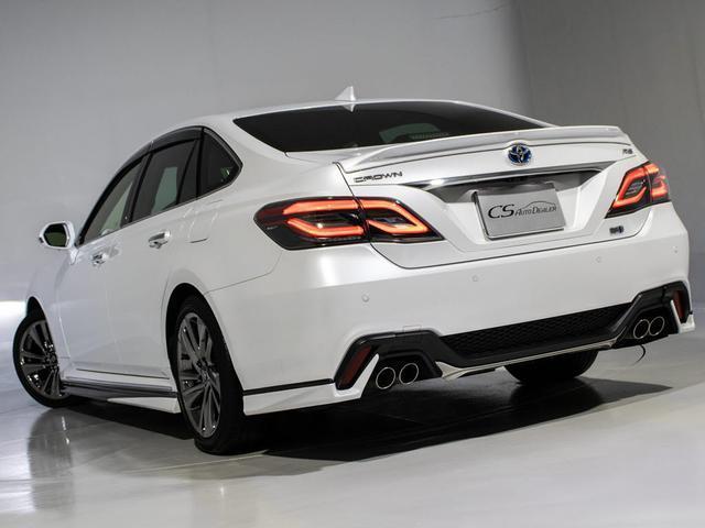 クラウンハイブリッド ＲＳアドバンス　禁煙／法人ワンオーナー／黒革／ＴＲＤエアロ／ＨＵＤ／パノラミックビューモニター／デジタルインナーミラー／セーフティセンス／プリクラッシュセーフティー／レーダークルーズ／レーントレーシングアシスト（23枚目）