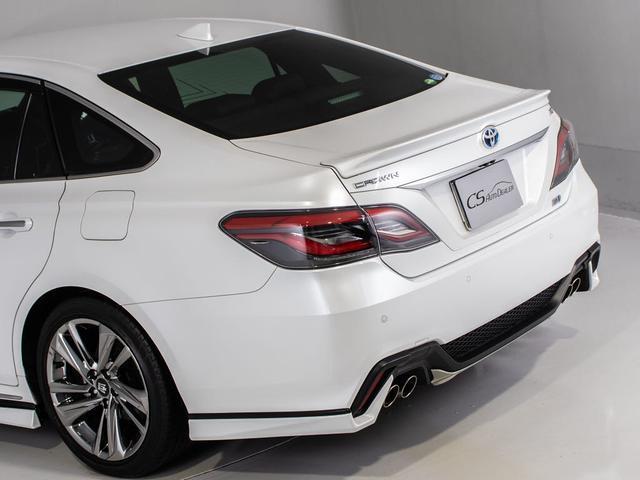 クラウンハイブリッド ＲＳアドバンス　禁煙／法人ワンオーナー／黒革／ＴＲＤエアロ／ＨＵＤ／パノラミックビューモニター／デジタルインナーミラー／セーフティセンス／プリクラッシュセーフティー／レーダークルーズ／レーントレーシングアシスト（27枚目）