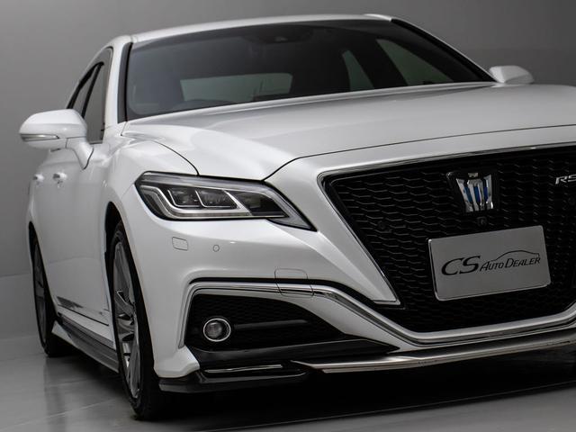 クラウンハイブリッド ＲＳアドバンス　禁煙／法人ワンオーナー／黒革／ＴＲＤエアロ／ＨＵＤ／パノラミックビューモニター／デジタルインナーミラー／セーフティセンス／プリクラッシュセーフティー／レーダークルーズ／レーントレーシングアシスト（28枚目）