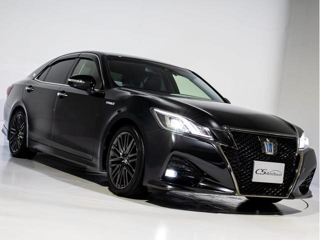 クラウンハイブリッド アスリートＳ　Ｊ－フロンティアリミテッド　後期型（禁煙車）（特別仕様車）（黒本革シート）（オプション１８インチアルミ）（フルエアロ）（トヨタセーフティセンス）衝突軽減ブレーキ　踏み間違い防止機能　車線逸脱抑制機能ＬＤＡ　レーダークルーズ（20枚目）