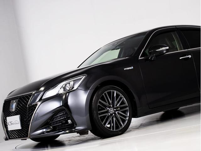 クラウンハイブリッド アスリートＳ　Ｊ－フロンティアリミテッド　後期型（禁煙車）（特別仕様車）（黒本革シート）（オプション１８インチアルミ）（フルエアロ）（トヨタセーフティセンス）衝突軽減ブレーキ　踏み間違い防止機能　車線逸脱抑制機能ＬＤＡ　レーダークルーズ（22枚目）