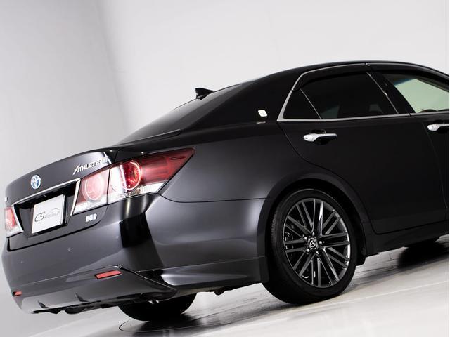 クラウンハイブリッド アスリートＳ　Ｊ－フロンティアリミテッド　後期型（禁煙車）（特別仕様車）（黒本革シート）（オプション１８インチアルミ）（フルエアロ）（トヨタセーフティセンス）衝突軽減ブレーキ　踏み間違い防止機能　車線逸脱抑制機能ＬＤＡ　レーダークルーズ（23枚目）