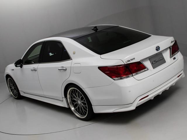 クラウンハイブリッド アスリートＳ　オートサロン出展モデル（禁煙車）（特注フォーブレザーシート）（２０インチアルミ）（フルエアロ）（レクサスパール＆ルーフブラックカスタム）衝突軽減ブレーキ　踏み間違い防止機能　　Ｂｌｕｅｔｏｏｔｈ対応（28枚目）