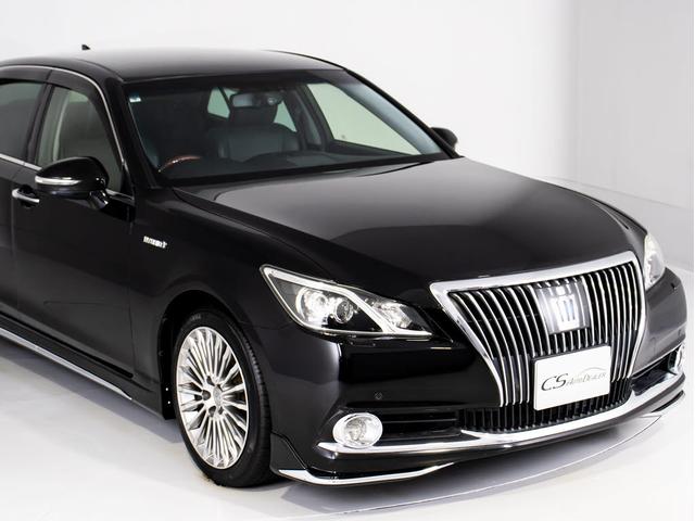 クラウンマジェスタ Ｆバージョン　（黒本革シート）（オプション１８インチアルミ）（フルエアロ）（衝突軽減ブレーキ）（踏み間違い防止機能）レーダークルーズ　ＢＳＭ　イージークローザー　後席ＶＩＰ仕様　Ｂｌｕｅｔｏｏｔｈ対応　ＨＤＤマルチ（5枚目）