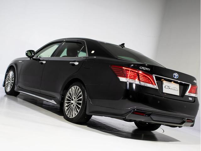 クラウンマジェスタ Ｆバージョン　（黒本革シート）（オプション１８インチアルミ）（フルエアロ）（衝突軽減ブレーキ）（踏み間違い防止機能）レーダークルーズ　ＢＳＭ　イージークローザー　後席ＶＩＰ仕様　Ｂｌｕｅｔｏｏｔｈ対応　ＨＤＤマルチ（21枚目）