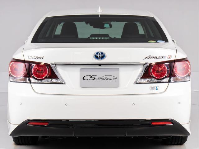 クラウンハイブリッド アスリートＧ　後期型（禁煙車）（黒本革シート）（スパッタリング加工１８インチアルミ）（新品タイヤ）（トヨタセーフティセンス）衝突軽減ブレーキ　車線逸脱抑制ＬＤＡ　レーダークルーズ　踏み間違い防止　Ｂｌｕｅｔｏｏｔｈ（14枚目）