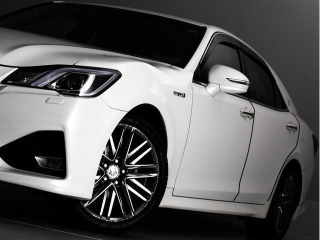 クラウンハイブリッド アスリートＧ　後期型（禁煙車）（黒本革シート）（スパッタリング加工１８インチアルミ）（新品タイヤ）（トヨタセーフティセンス）衝突軽減ブレーキ　車線逸脱抑制ＬＤＡ　レーダークルーズ　踏み間違い防止　Ｂｌｕｅｔｏｏｔｈ（24枚目）