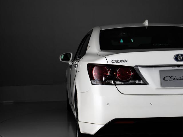 クラウンハイブリッド アスリートＧ　後期型（禁煙車）（黒本革シート）（スパッタリング加工１８インチアルミ）（新品タイヤ）（トヨタセーフティセンス）衝突軽減ブレーキ　車線逸脱抑制ＬＤＡ　レーダークルーズ　踏み間違い防止　Ｂｌｕｅｔｏｏｔｈ（27枚目）