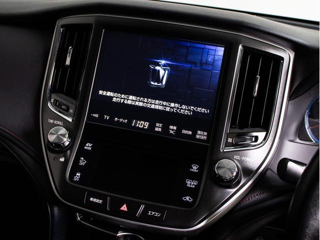 クラウンハイブリッド アスリートＧ　後期型（禁煙車）（黒本革シート）（スパッタリング加工１８インチアルミ）（新品タイヤ）（トヨタセーフティセンス）衝突軽減ブレーキ　車線逸脱抑制ＬＤＡ　レーダークルーズ　踏み間違い防止　Ｂｌｕｅｔｏｏｔｈ（43枚目）