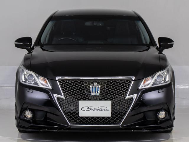 クラウンハイブリッド アスリートＧ　禁煙／黒革／ＯＰ１８ＡＷ／衝突軽減／フルエアロ　　／レーダークルーズ／アダプティブハイビーム／クリアランスソナー／ＥＴＣ車載器／エアシート／シートヒーター（12枚目）