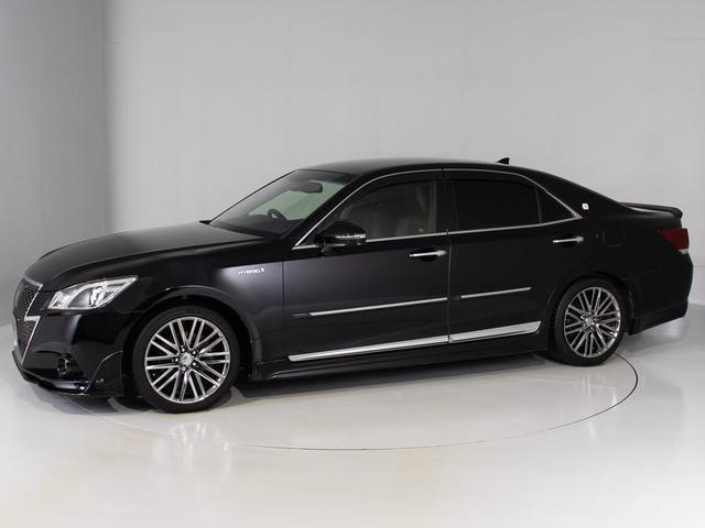 クラウンハイブリッド アスリートＧ　禁煙／黒革／ＯＰ１８ＡＷ／衝突軽減／フルエアロ　　／レーダークルーズ／アダプティブハイビーム／クリアランスソナー／ＥＴＣ車載器／エアシート／シートヒーター（14枚目）