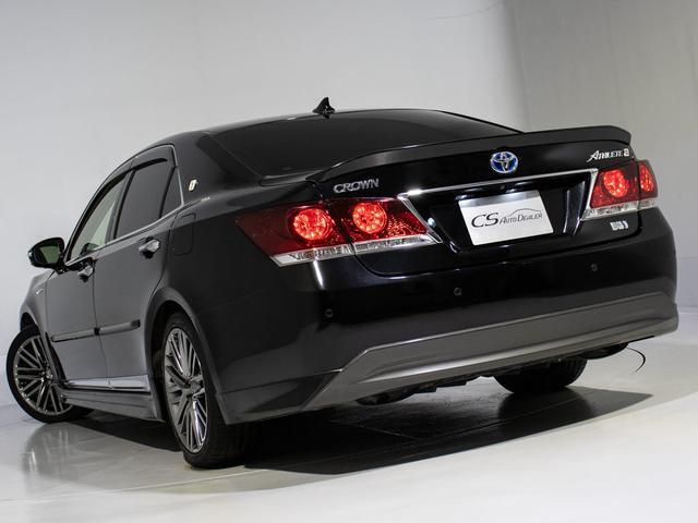 クラウンハイブリッド アスリートＧ　禁煙／黒革／ＯＰ１８ＡＷ／衝突軽減／フルエアロ　　／レーダークルーズ／アダプティブハイビーム／クリアランスソナー／ＥＴＣ車載器／エアシート／シートヒーター（18枚目）