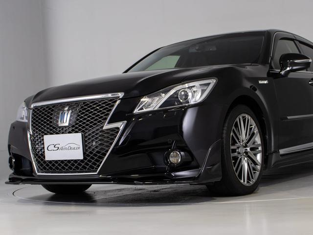 クラウンハイブリッド アスリートＧ　禁煙／黒革／ＯＰ１８ＡＷ／衝突軽減／フルエアロ　　／レーダークルーズ／アダプティブハイビーム／クリアランスソナー／ＥＴＣ車載器／エアシート／シートヒーター（19枚目）