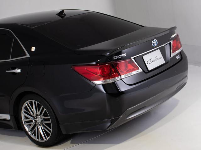 クラウンハイブリッド アスリートＧ　禁煙／黒革／ＯＰ１８ＡＷ／衝突軽減／フルエアロ　　／レーダークルーズ／アダプティブハイビーム／クリアランスソナー／ＥＴＣ車載器／エアシート／シートヒーター（22枚目）