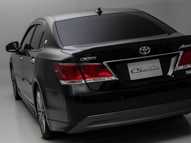 クラウンハイブリッド アスリートＧ　禁煙／黒革／ＯＰ１８ＡＷ／衝突軽減／フルエアロ　　／レーダークルーズ／アダプティブハイビーム／クリアランスソナー／ＥＴＣ車載器／エアシート／シートヒーター（24枚目）