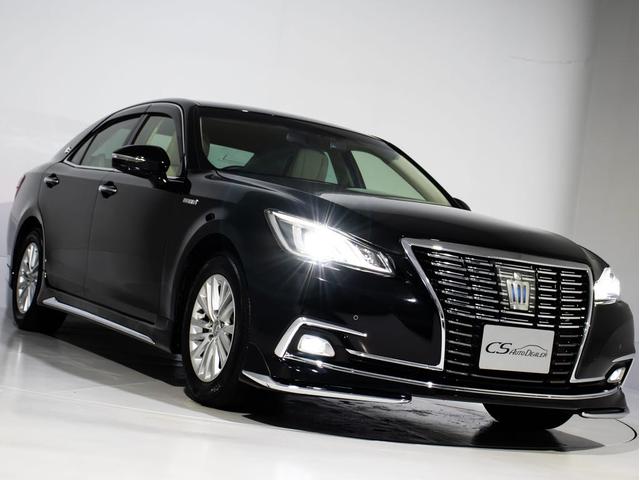 クラウンハイブリッド ロイヤルサルーン　後期型（禁煙車）（本革シート）（フルエアロ）（点検記録簿７枚）（衝突軽減ブレーキ）（踏み間違い防止機能）レーダークルーズ　レギュラーガソリン仕様　Ｂｌｕｅｔｏｏｔｈ対応　ＳＤマルチ　アドバンストＰＫＧ（20枚目）