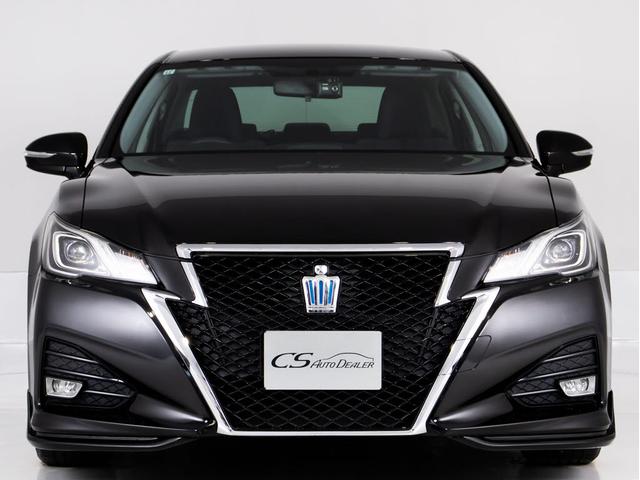 クラウンハイブリッド アスリートＳ　後期型（禁煙車）（黒本革シート）（オプション１８インチアルミホイール）（フルエアロ）ＳＤナビ　Ｂｌｕｅｔｏｏｔｈ対応　レギュラーガソリン仕様　シートヒーター　ステアリングヒーター　スパッタリングアルミ（12枚目）