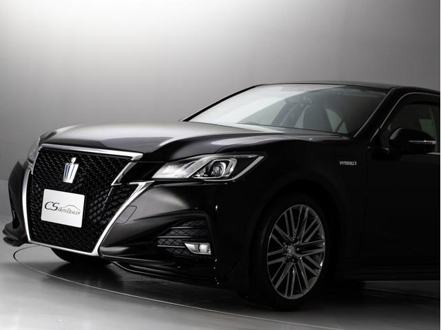 クラウンハイブリッド アスリートＳ　後期型（禁煙車）（黒本革シート）（オプション１８インチアルミホイール）（フルエアロ）ＳＤナビ　Ｂｌｕｅｔｏｏｔｈ対応　レギュラーガソリン仕様　シートヒーター　ステアリングヒーター　スパッタリングアルミ（25枚目）