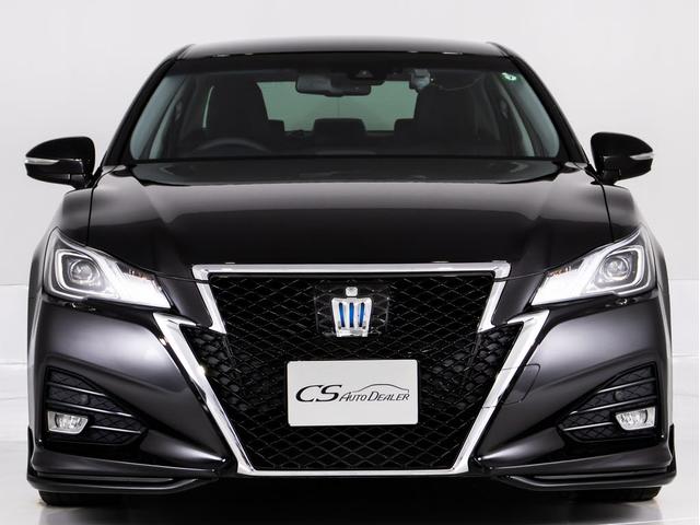 クラウンハイブリッド アスリートＳ　後期型（ワンオーナー）（黒本革シート）（フルエアロ）（オプション１８インチアルミ）（トヨタセーフティセンス）衝突軽減ブレーキ　踏み間違い防止機能　車線逸脱抑制ＬＤＡ　レーダークルーズ　オートハイビーム（13枚目）